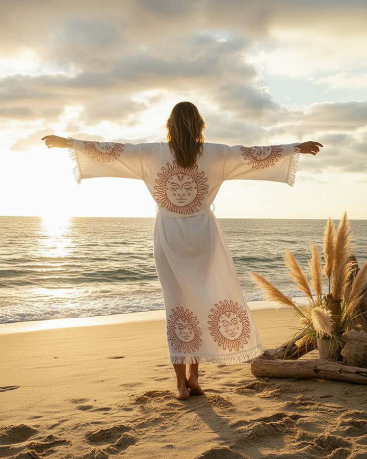 Soft Dune Kimono